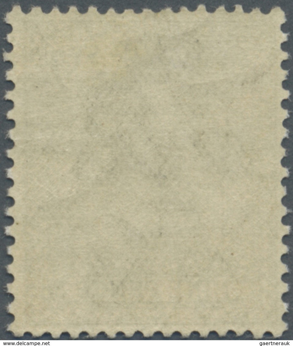 ** Großbritannien: 1913, 9d. Olive, Wm Simple Cypher, Showing Distinctive Variety "Cracked Plate" (unov - Sonstige & Ohne Zuordnung