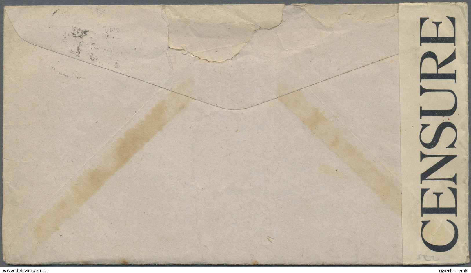 Br Großbritannien: 1945. Stampless Envelope (roughly Opened) Endorsed 'F.M.' Written From The French Na - Autres & Non Classés