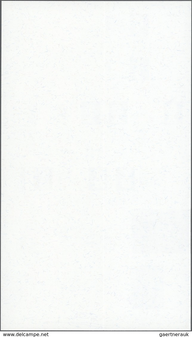 ** Großbritannien - Machin: 1997/1998, Proof Sheet On Gummed Paper (vertical Fold), Size 17,3:30 Cm, De - Machins