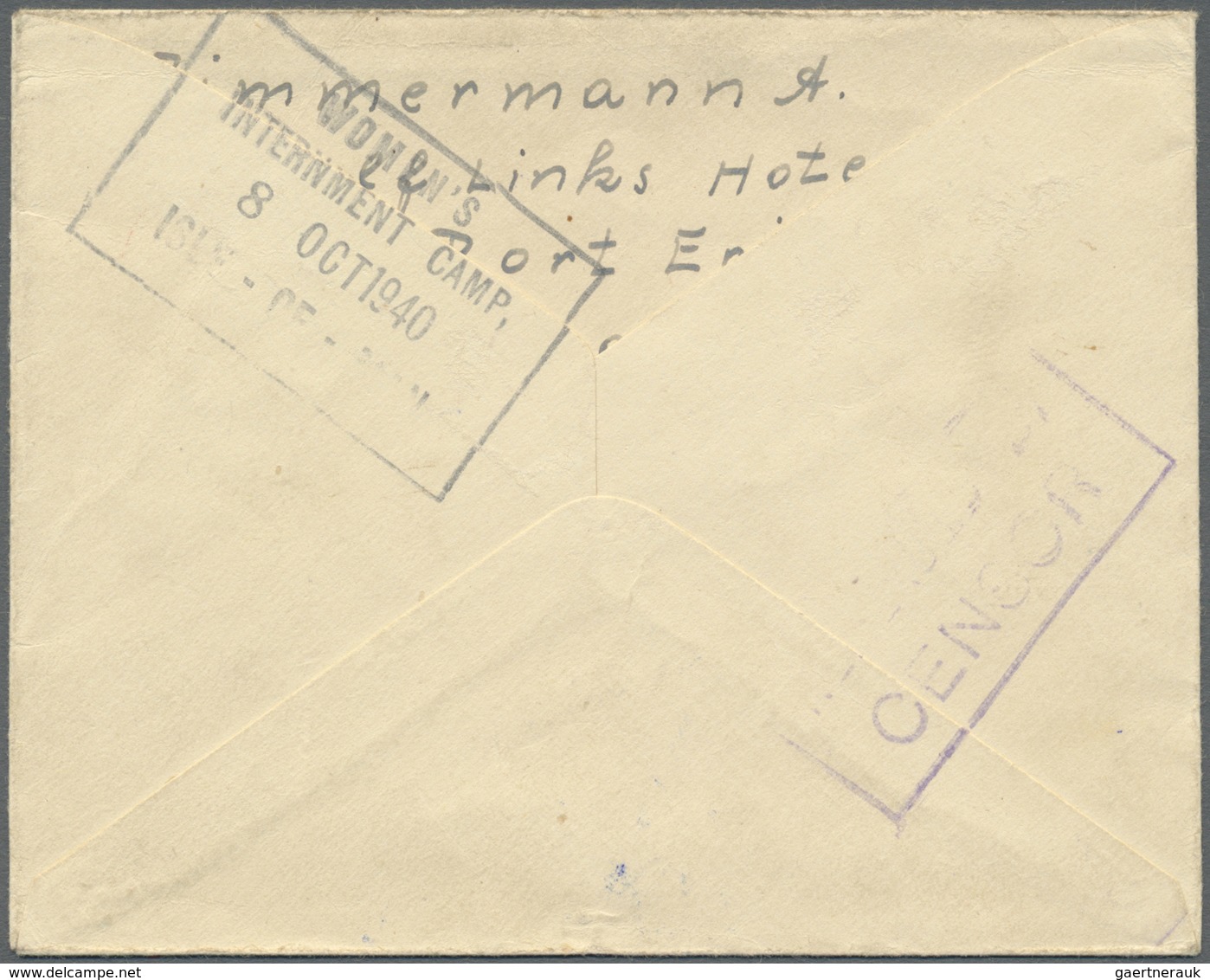 Br Großbritannien - Isle Of Man: 1940. Stampless Envelope Written From ‘Golf Links Hotel, Port Erin, I. - Man (Ile De)