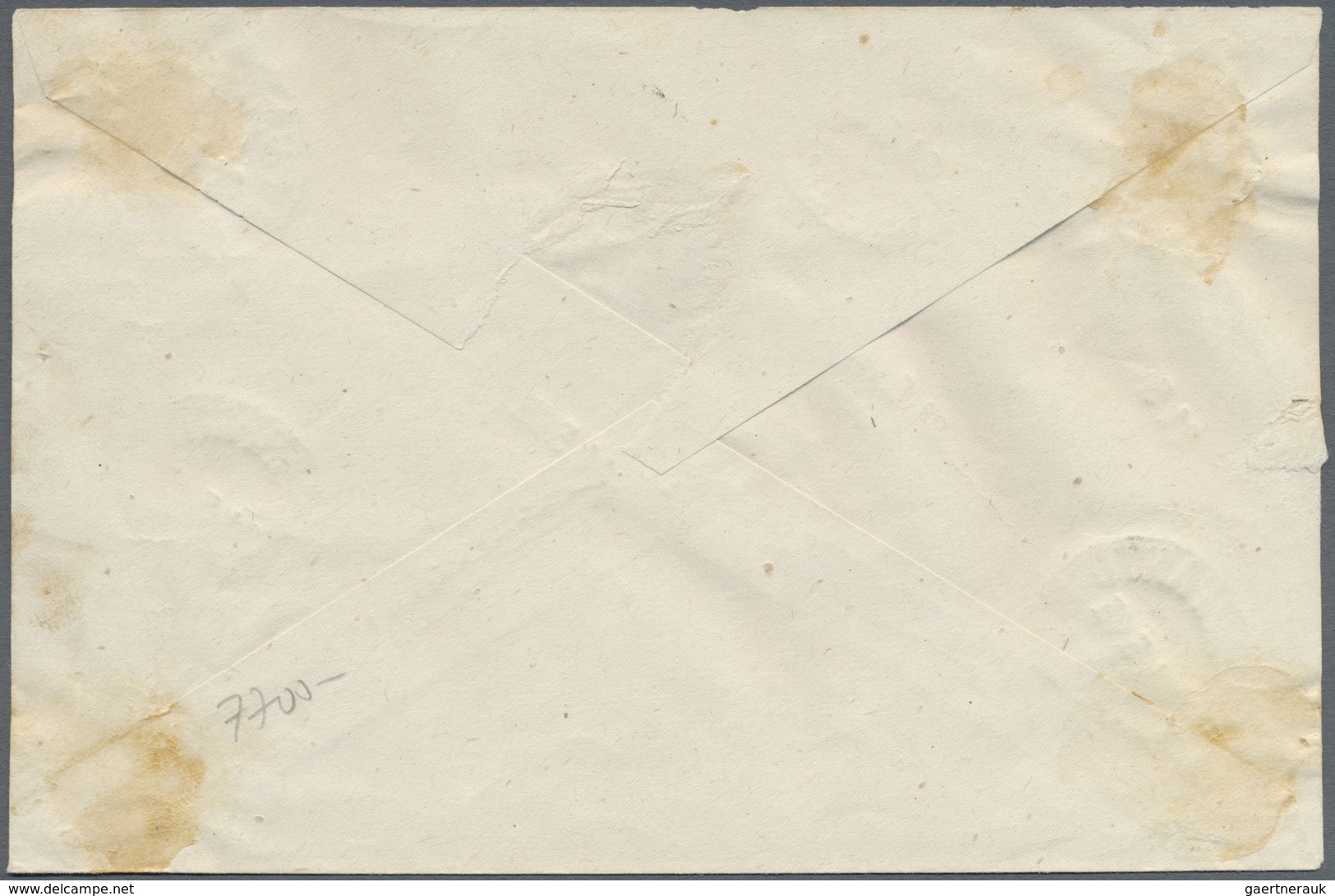 Brfst Britische Militärpost II. WK: 1943, M.E.F. Overprints, 1d. To 2s.6d., Nine Values On Envelope (some - Autres & Non Classés