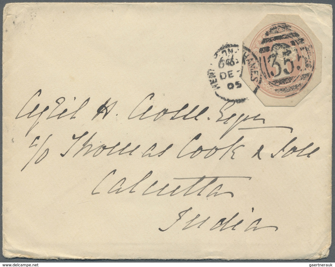 Br Großbritannien - Ganzsachen: 1905-06: Postal Stationery Cutouts QV 1d. Even On Three Covers From A C - 1840 Enveloppes Mulready