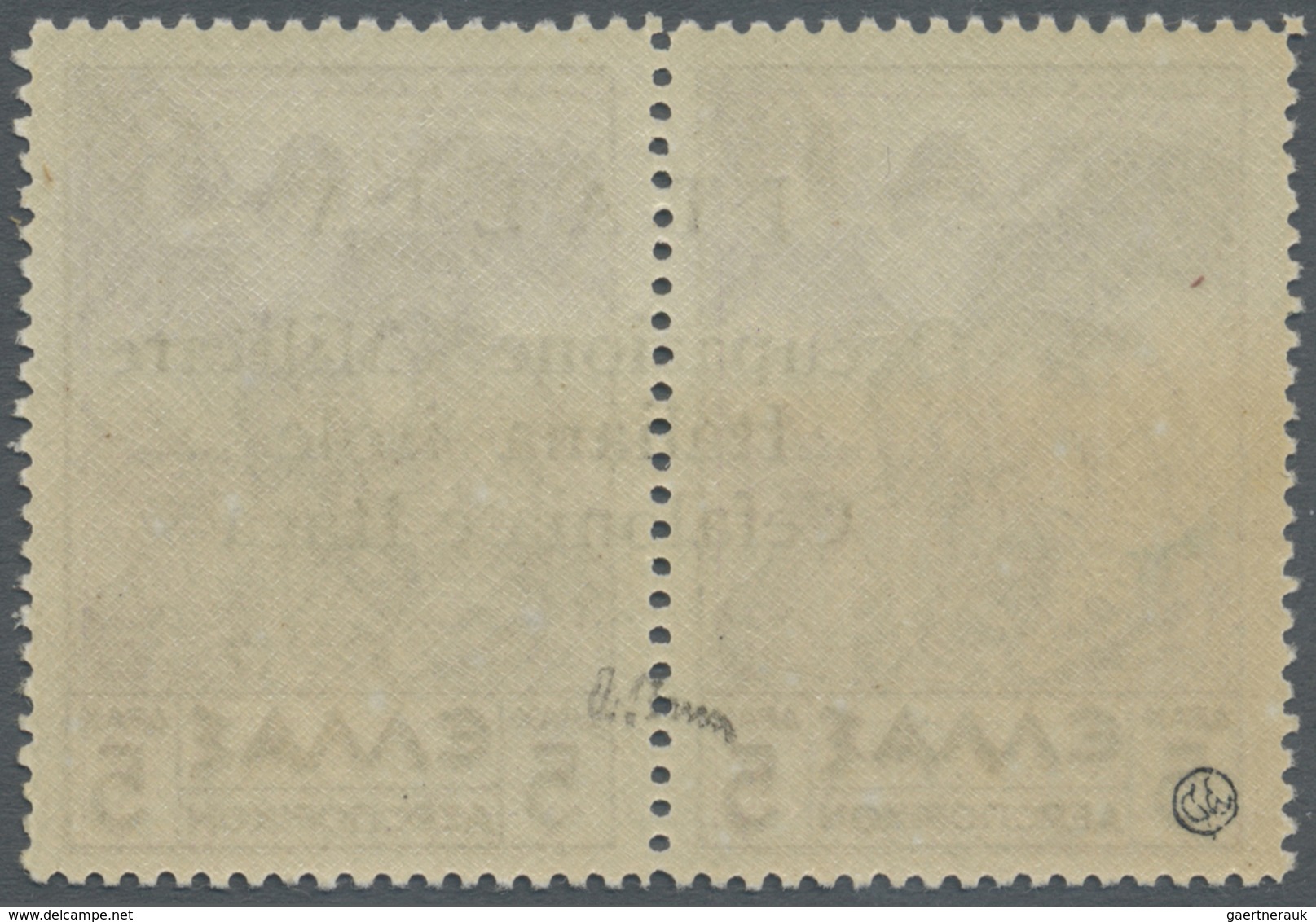 ** Ionische Inseln - Lokalausgaben: Kefalonia Und Ithaka: 1941, Argostoli Issue, Airmail Stamp 5dr. Vio - Ionische Eilanden