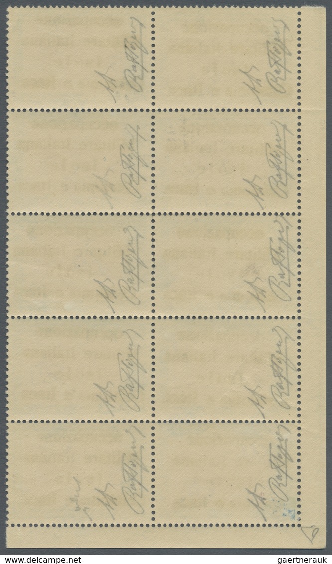 ** Ionische Inseln - Lokalausgaben: Kefalonia Und Ithaka: 1941, Ithaca Issue, 10lep. Light Blue/reddish - Iles Ioniques