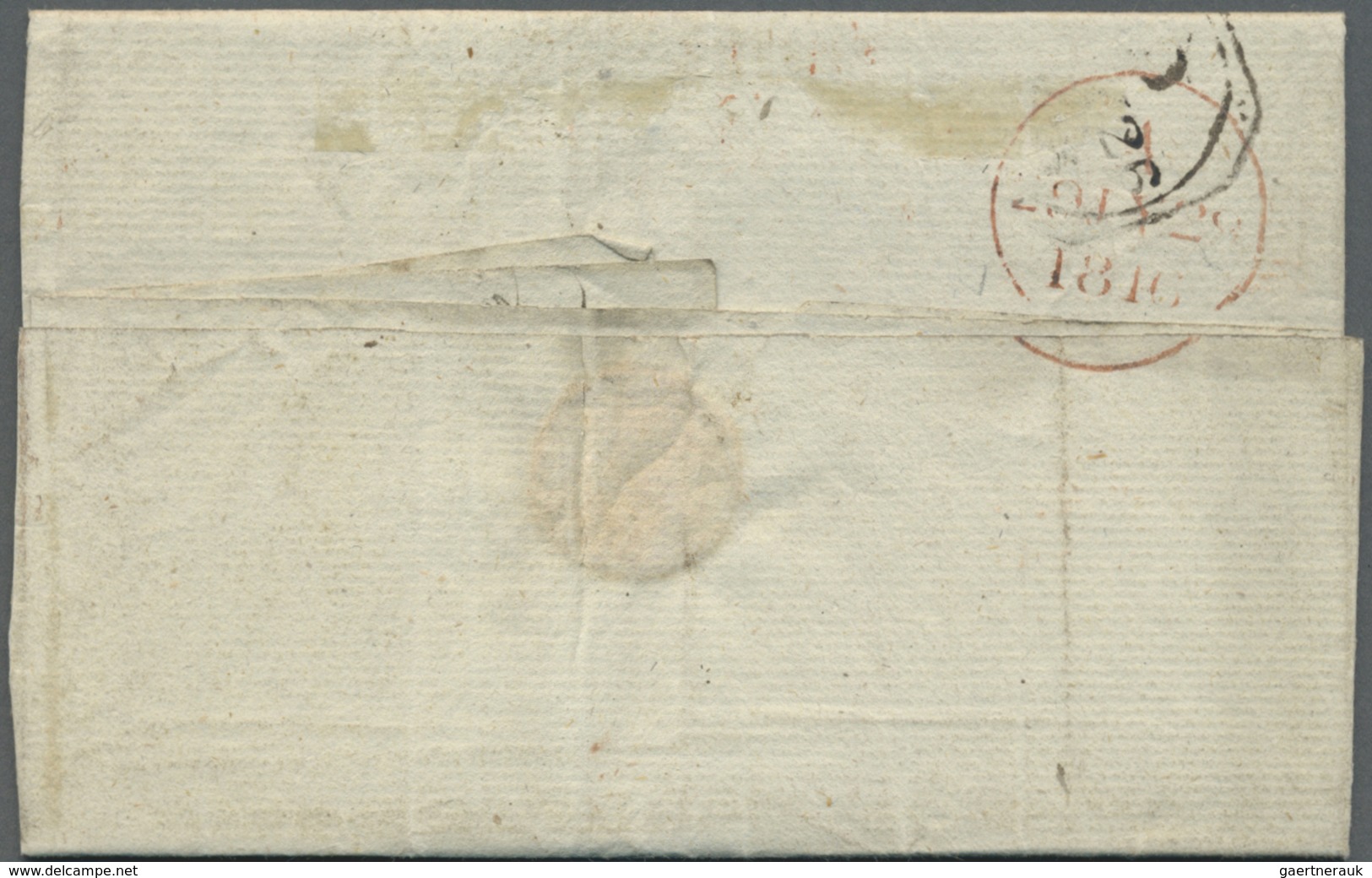 Br Irland - Vorphilatelie: 1816, Entire To London Charged 1/11 In Manuscript MONAGHAN 62 Milage Mark. P - Prephilately