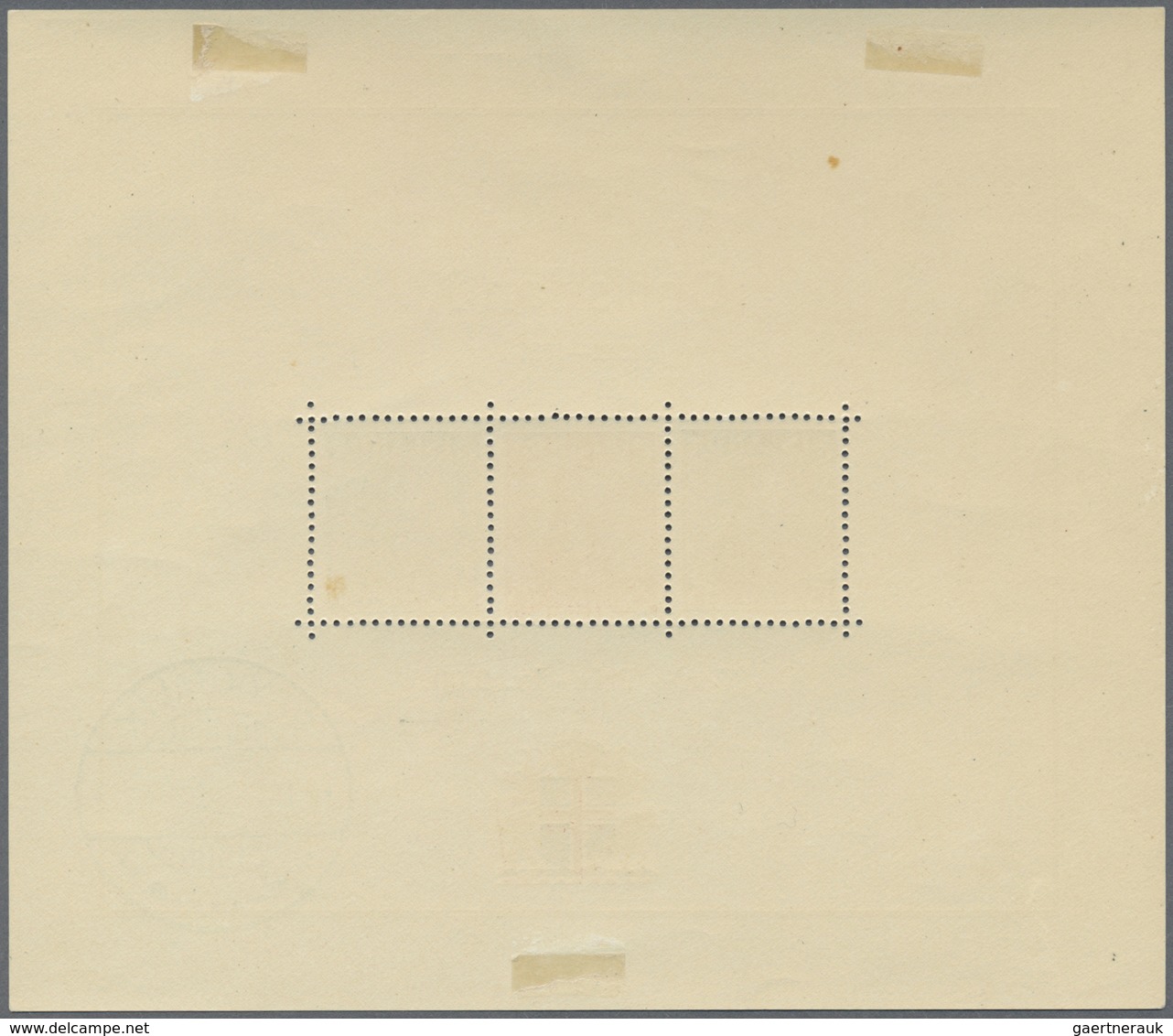 O Island: 1937, Blockausgaben "25 Jahre Regentschaft Von König Christian X" Mit Ersttagsstempel, Papie - Other & Unclassified