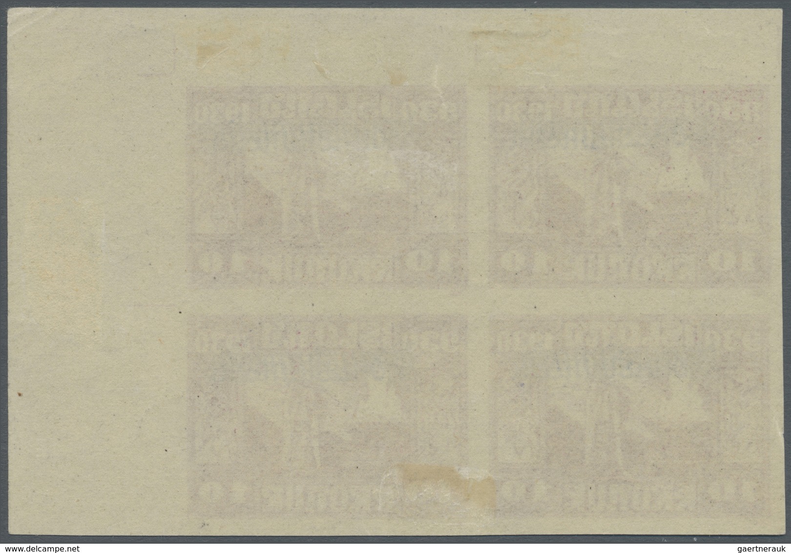 */** Island - Dienstmarken: 1930, 10 Kr. Allthing With DOUBLE Overprint And IMPERFORATED In Upper Right C - Service