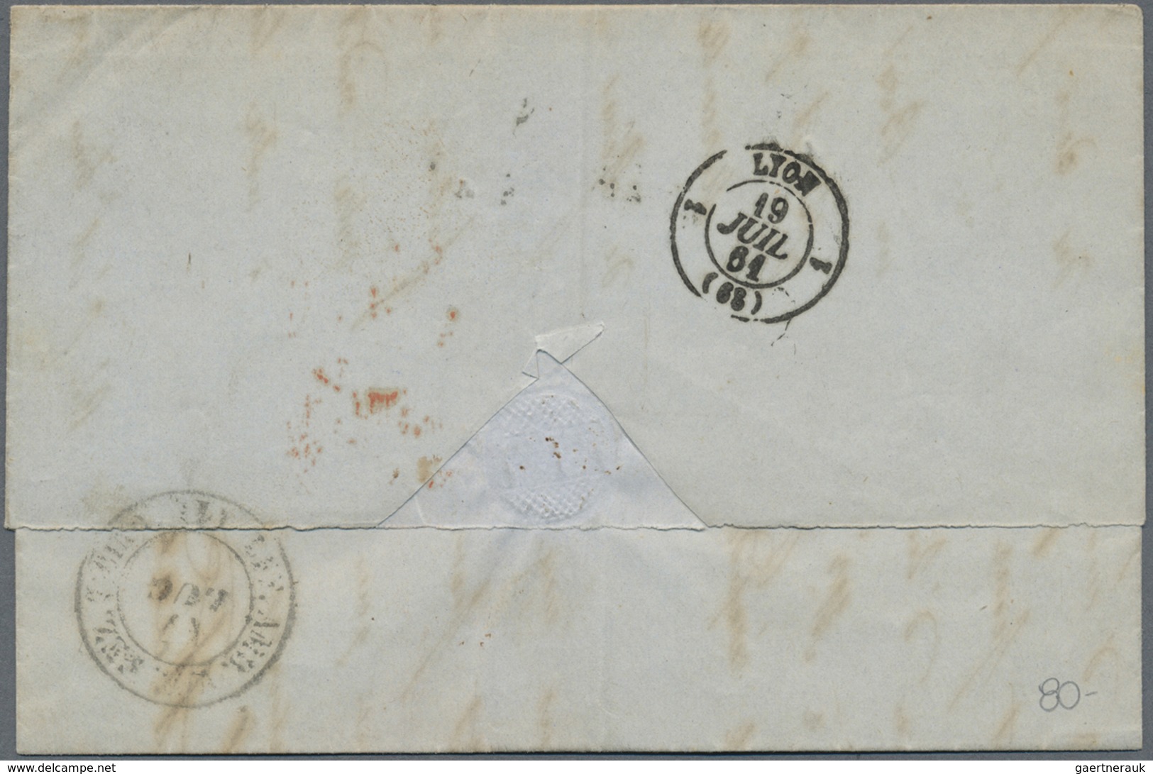 Br Italien - Altitalienische Staaten: Sardinien: 1861/1862: Three Letters Franked With The Fourth Emiss - Sardinië