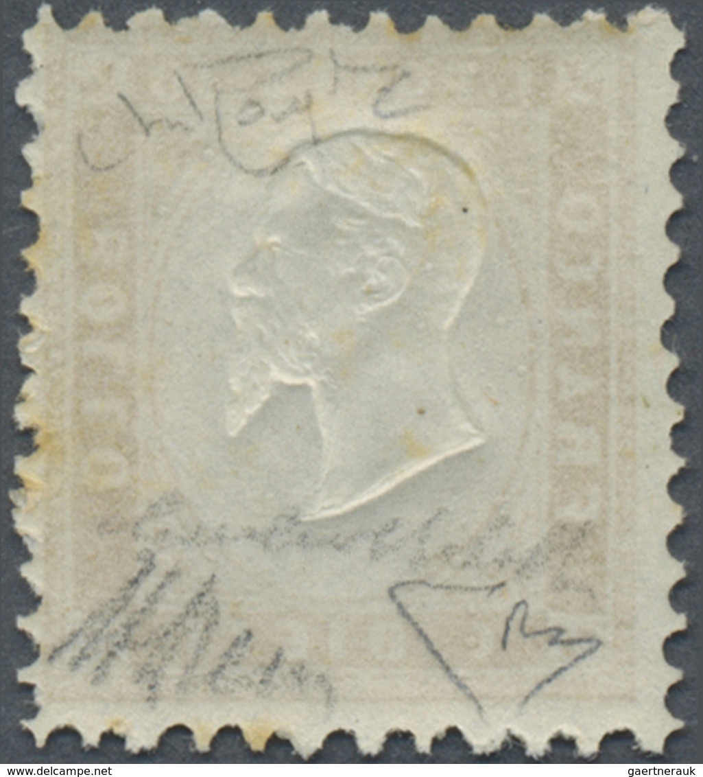 ** Italien: 1862, 10c. Bistre, Fresh Colour, Well Peforated And With Superior Embossing, Unmounted Mint - Marcophilie