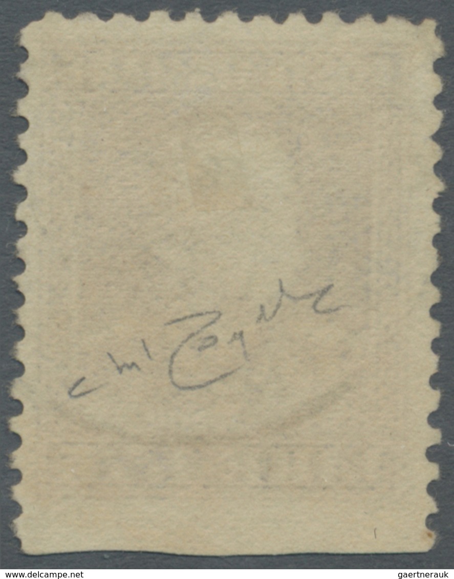 O Italien: 1927, 1.75l. Brown Showing Variety "imperforate At Base", Neatly Cancelled, Signed And Cert - Marcophilie
