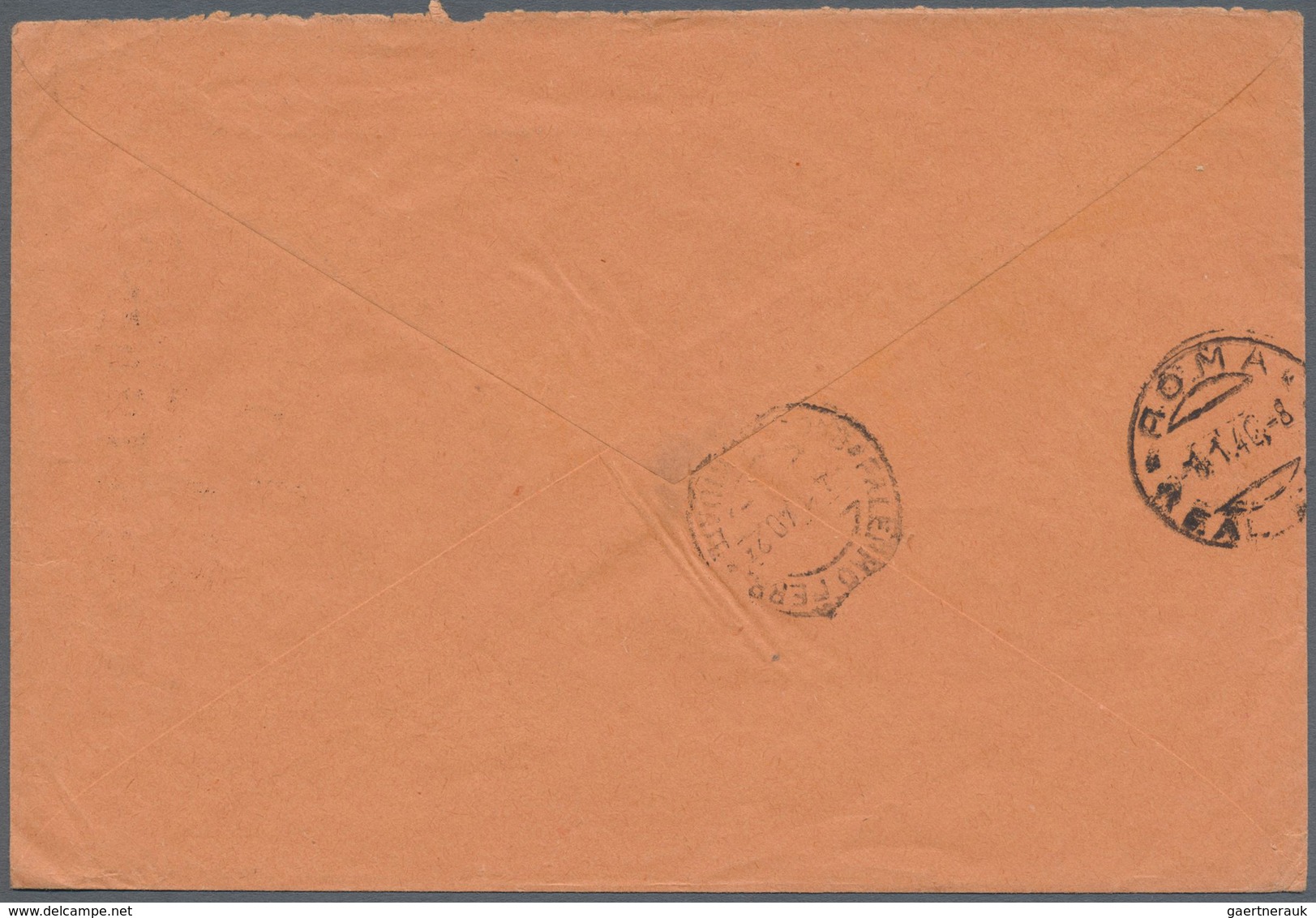 Br Italien: 1939/1940. Lot With 2 Covers: 1 Cover From "Cosenza 26.8.39" To RACHELE MUSSOLINI, Roma And - Marcophilie