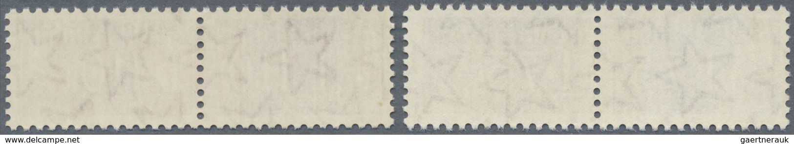 ** Italien - Gebührenmarken: Paketzustellung: 1955, 75 L. Sepia And 110 L. Red Lilac With Watermark 4, - Colis-postaux