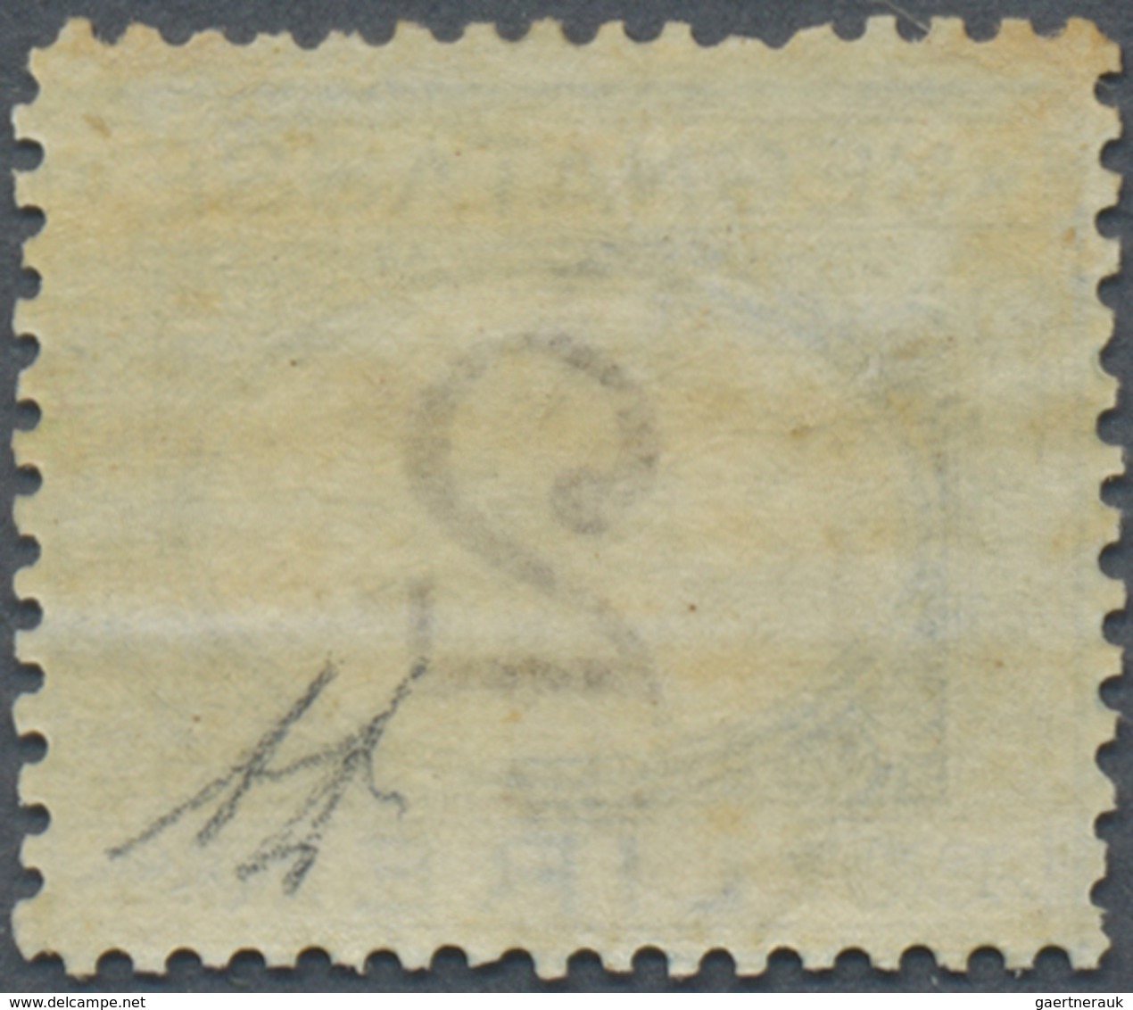 * Italien - Portomarken: 1870, 2l. Blue/brown, Fresh Colour, Slightly Uneven Perfs At Top, Mint O.g. W - Postage Due