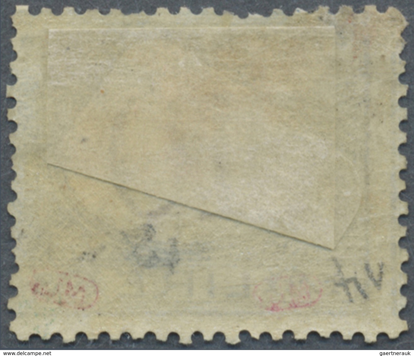 * Italien - Portomarken: 1870: 10 Lire Segnatasse Blue And Brown, Typical Shifted Perforation, Short D - Taxe