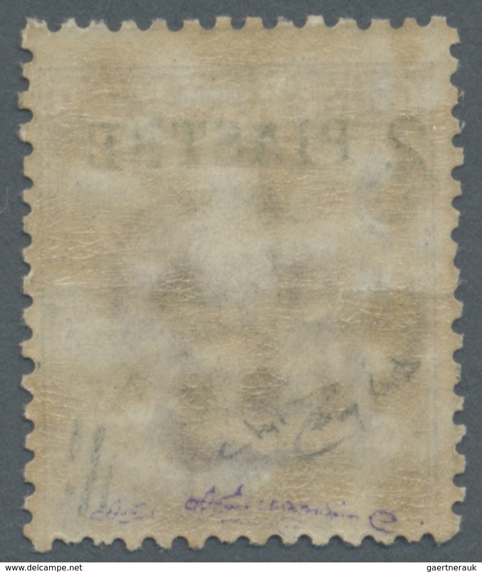* Italienische Post In Der Levante: 1908, König Viktor Emanuel III. 50 C. Hellviolett Mit Großen Aufdr - Algemene Uitgaven