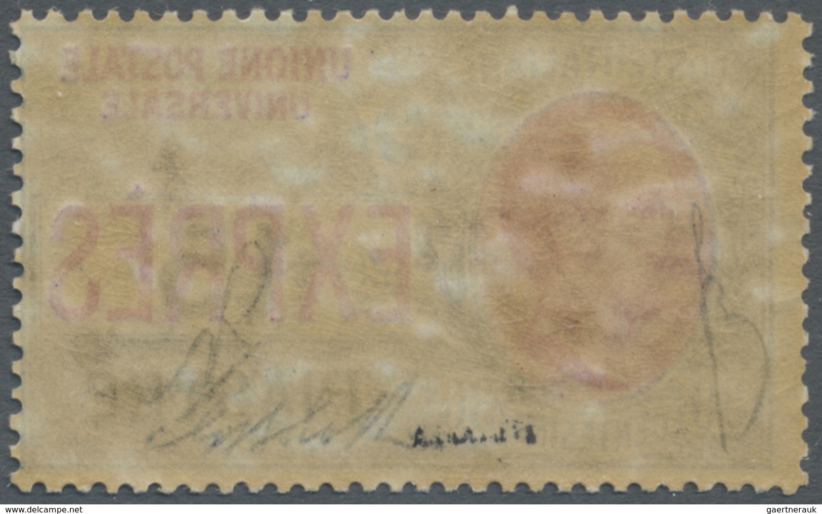 ** Italienische Post In Der Levante: 1922, Constantinople Issue, 15pi. On 30c. Blue/red Express Stamp, - Emissions Générales