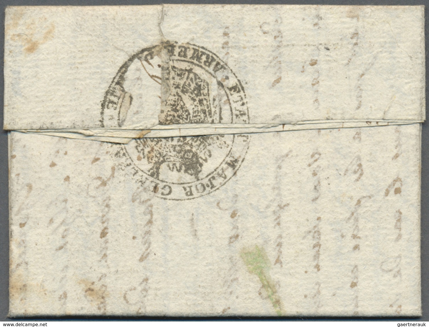 Br Italien - Französische Armeepost: 1806, "ARM. D'ITALIE", Straight Line In Black On Folded Letter Wit - ...-1850 Voorfilatelie