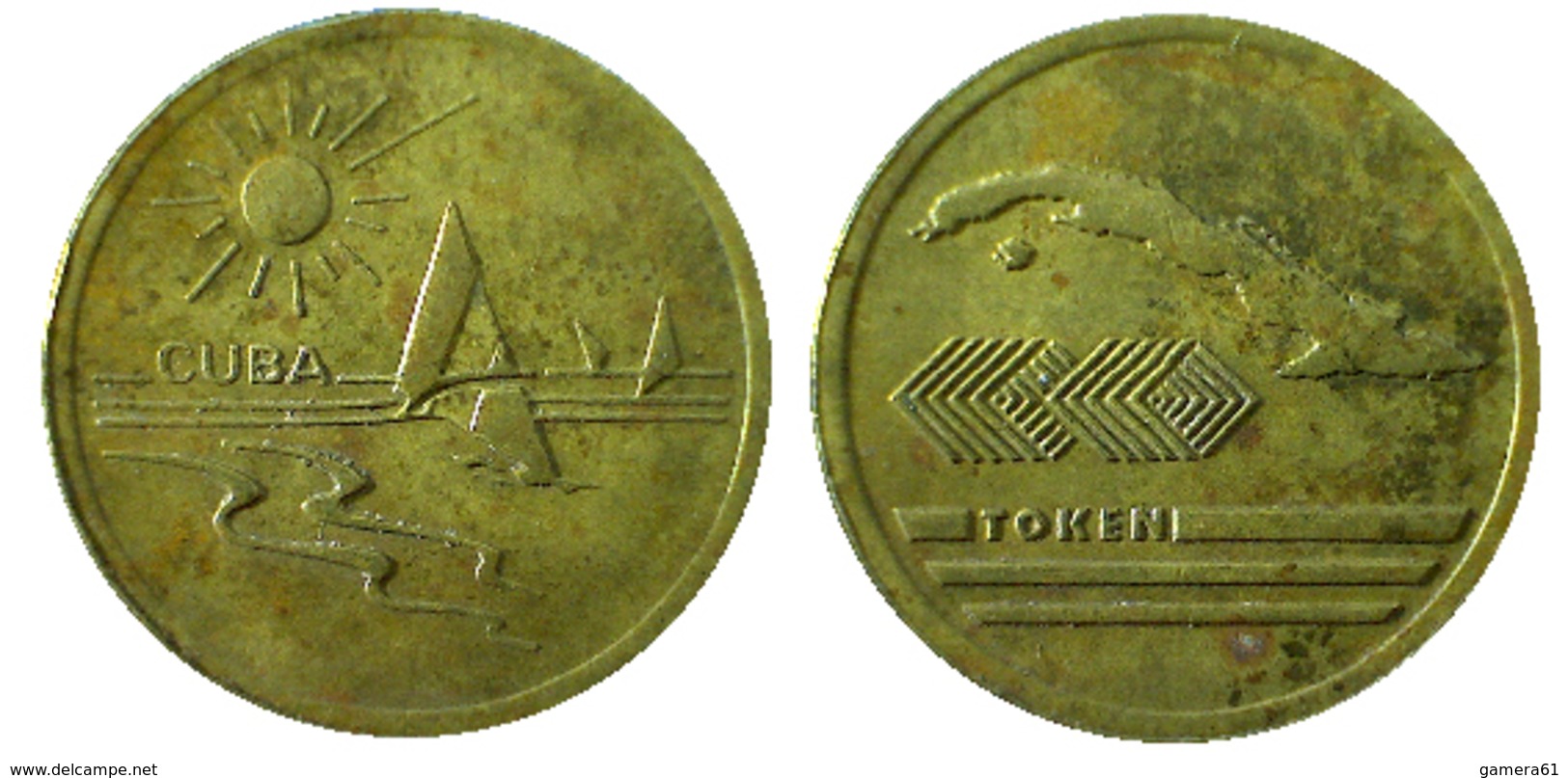 03853  GETTONE JETON TOKEN ADVERTISING CUBA - Other & Unclassified