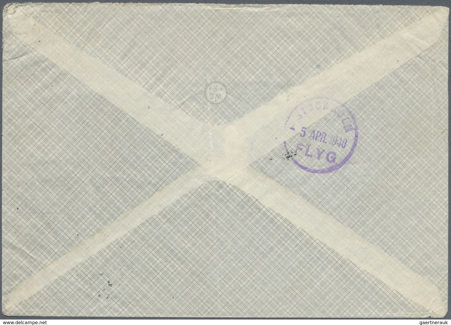 Br Lettland: 1940, 1.85lat Franking On Airmail Cover From "RIGA GAISA-PASTS B 5.4.40" To Chicago/USA, V - Lettonie