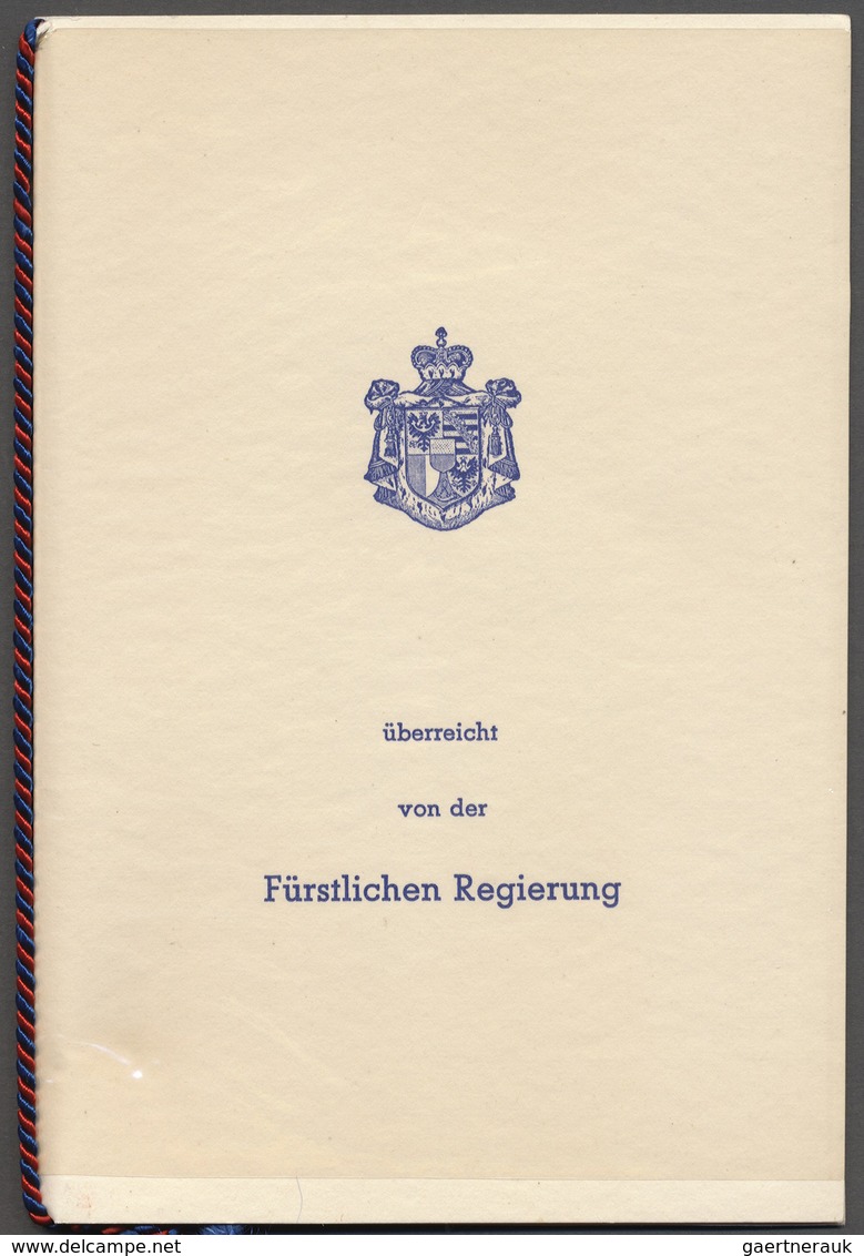 /*/** Liechtenstein: 1951, Freimarken Fürstenpaar, Gez. 12 ½ : 12, Der Viererblock-Satz Jeweils Ungebrauch - Lettres & Documents