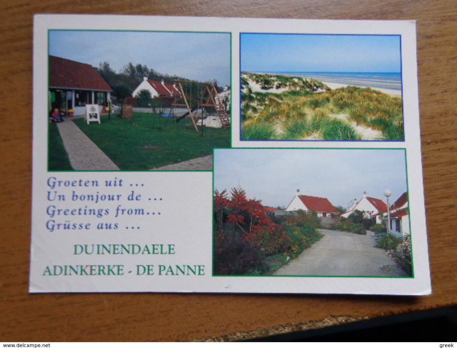 Pinokkio-Duinendaele, De Panne-Adinkerke --> Beschreven - De Panne