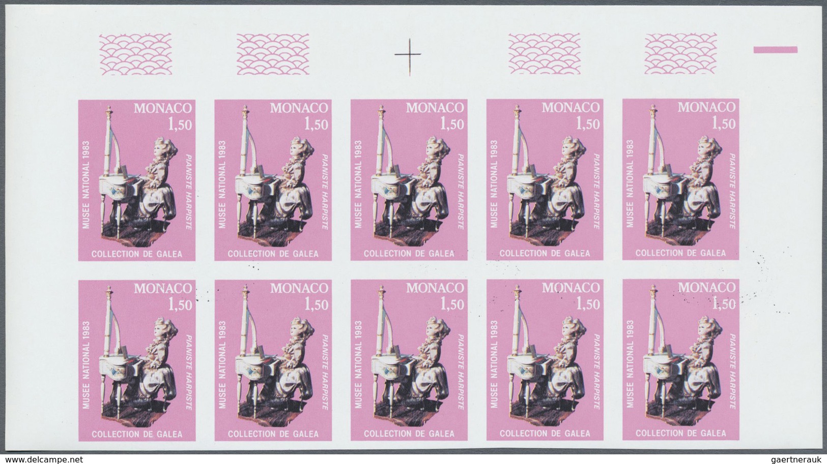 ** Monaco: 1983, Automaten Des 19. Jahrhunderts Aus Dem Nationalmuseum Kompletter Satz Von Acht Werten - Neufs