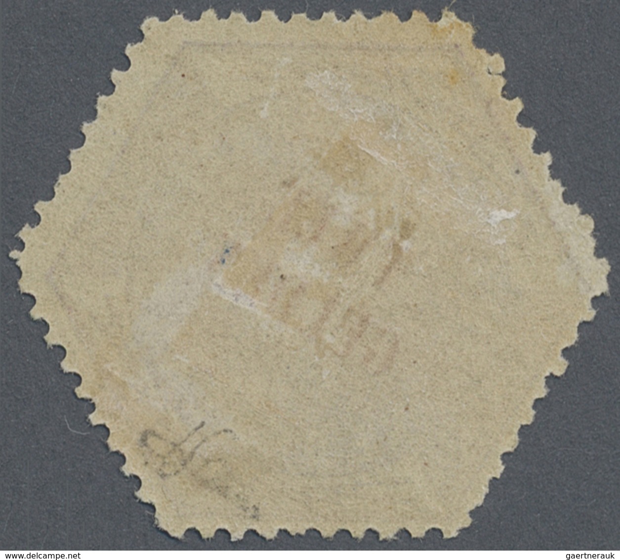 * Niederlande - Telegrafenmarken: 1877/79, 2 G. "Circle In Hexagon" Unused With Gum, Hinged, Signed Ca - Telegramzegels