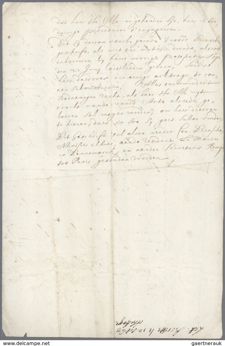 Br Niederlande - Besonderheiten: 1861, Zwei Briefinhalte, Zusammen Acht Seiten, überschrieben "Lettre S - Autres & Non Classés