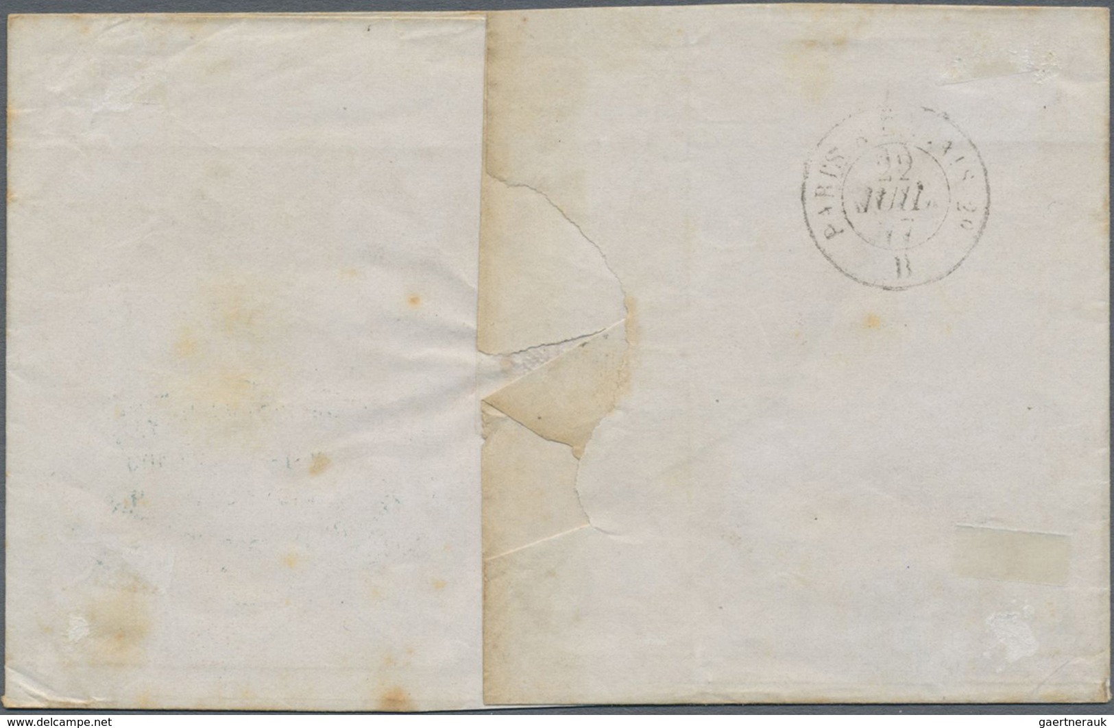Br Norwegen: 1872/77, Zwei Briefe Aus Gleicher Korrespondenz Mit Je Einem Paar Posthorn-Ausgabe 3 Sk Bz - Ongebruikt