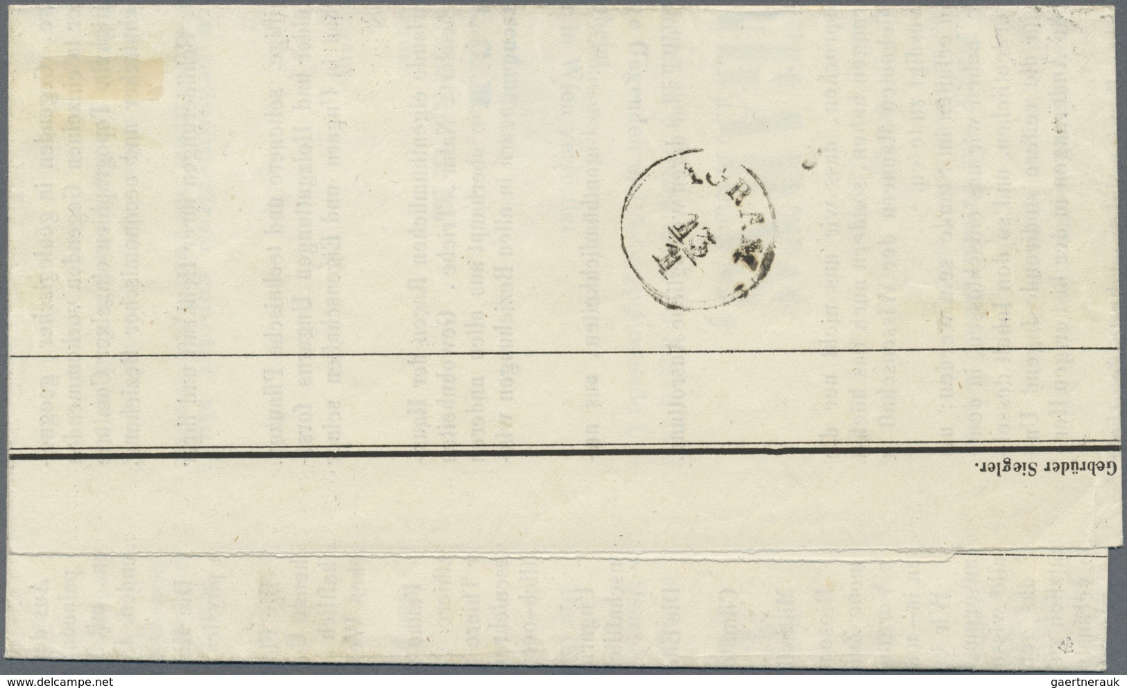 Br Österreich: 1850/54: 2 Kreuzer Tiefschwarz, Maschinenpapier Type III B, Diagonal Von Von Links Oben - Neufs