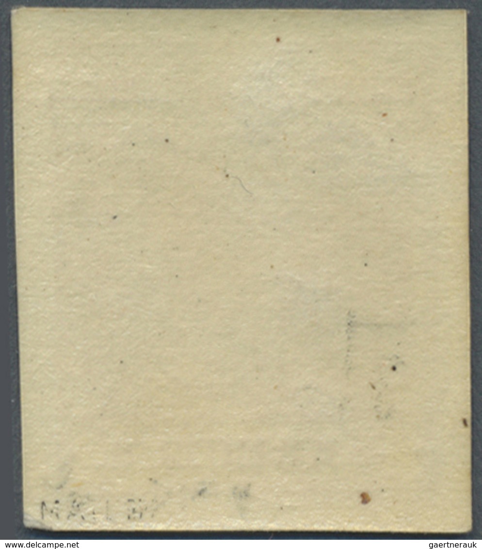 ** Österreich: 1850/54: 3 Kreuzer Stumpfrosa, Maschinenpapier Type III C, Ungebracht. Laut Dr. Ferchenb - Neufs