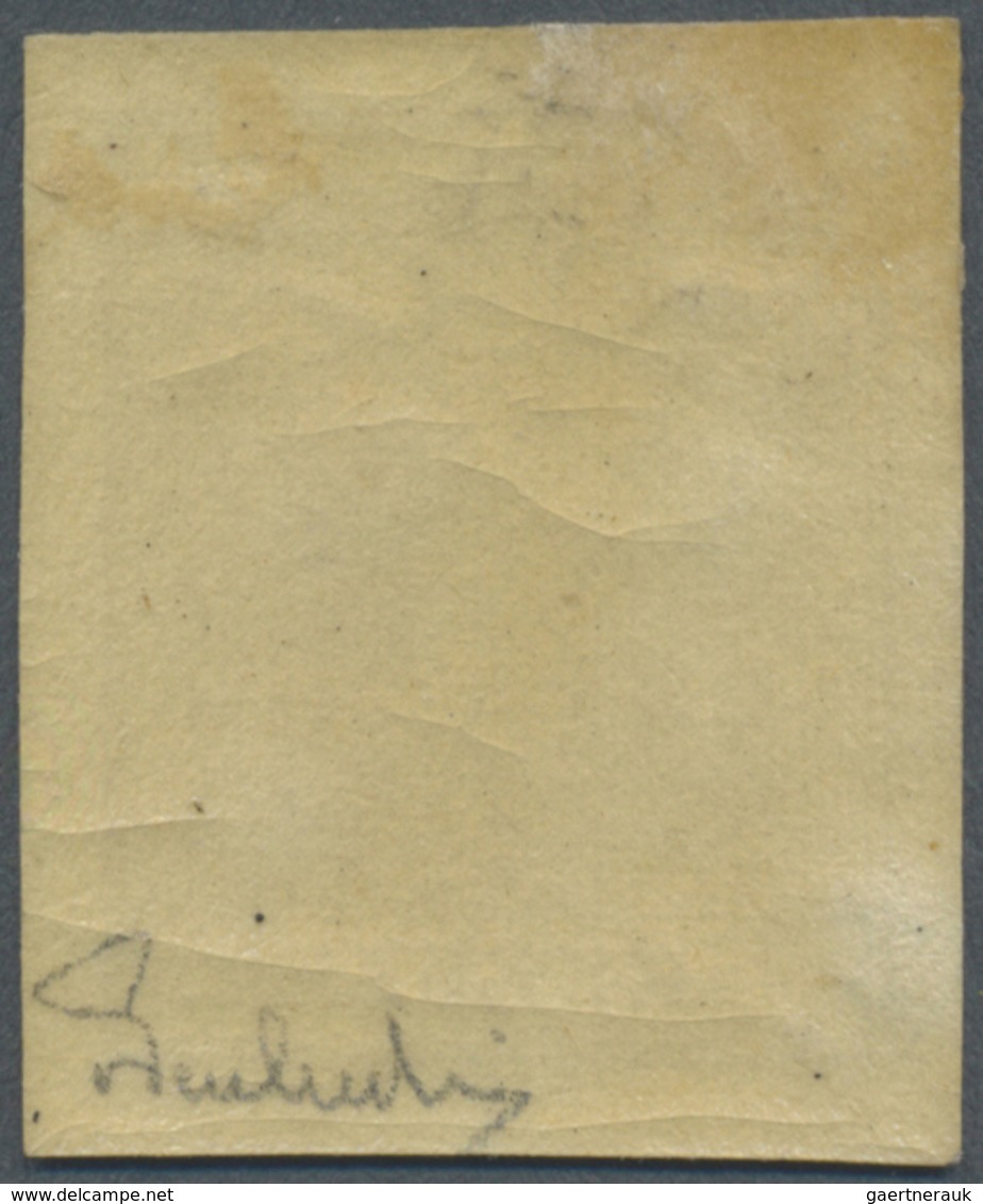 * Österreich: 1850/54: 6 Kreuzer Rosabraun, Maschinenpapier Type III, Ungebraucht. Laut Dr. Ferchenbau - Neufs