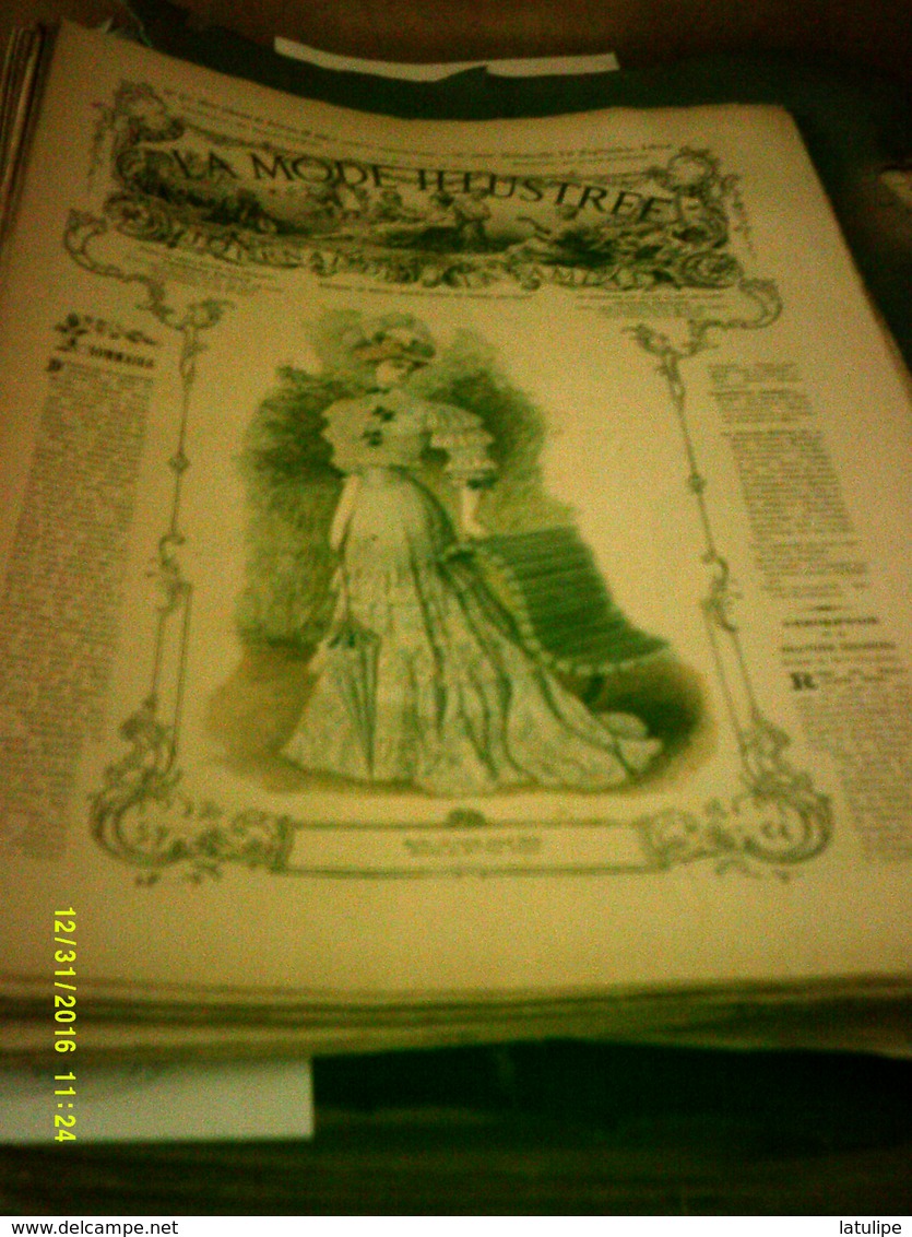 Journal De Famille La Mode Illustrée No 37 ( Avec Planche De Patrons 50cent )de 47em Année Du16 Septembre  1906 _6 Pages - Fashion