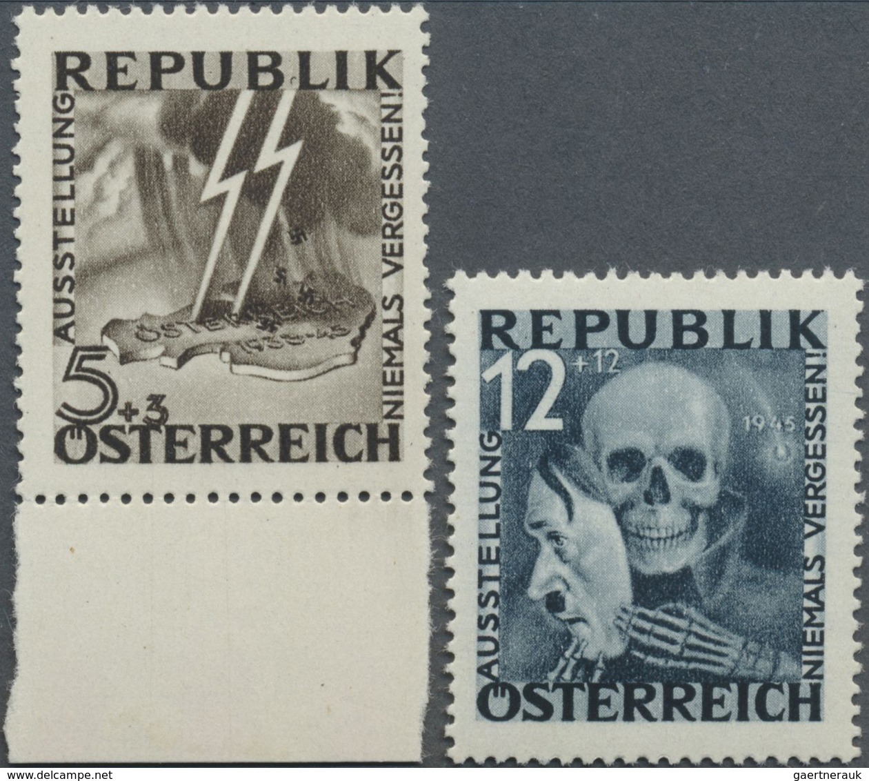 ** Österreich: 1946, Zwei Werte, Taufrisch, Ia Zentrierter Luxussatz, Unsigniert, A.N.K. 2.600.- Euro - Neufs