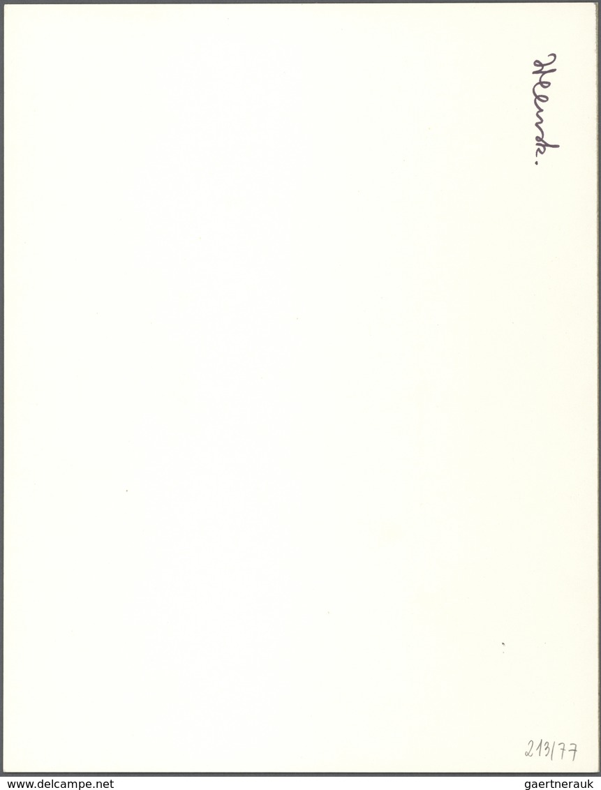 Österreich: 1977. Original Künstlergemälde Von Prof. Otto Stefferl Für Die Ausgabe "Den Opfern Für D - Neufs