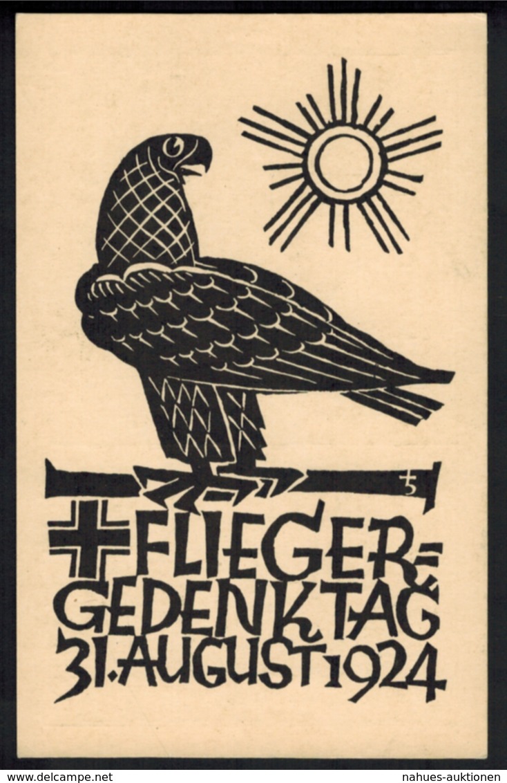 Privat-GSK  "2. Allg. Dt. Fliegergedenkkarte Ring Der Flieger" Flugpost. - Sonstige & Ohne Zuordnung