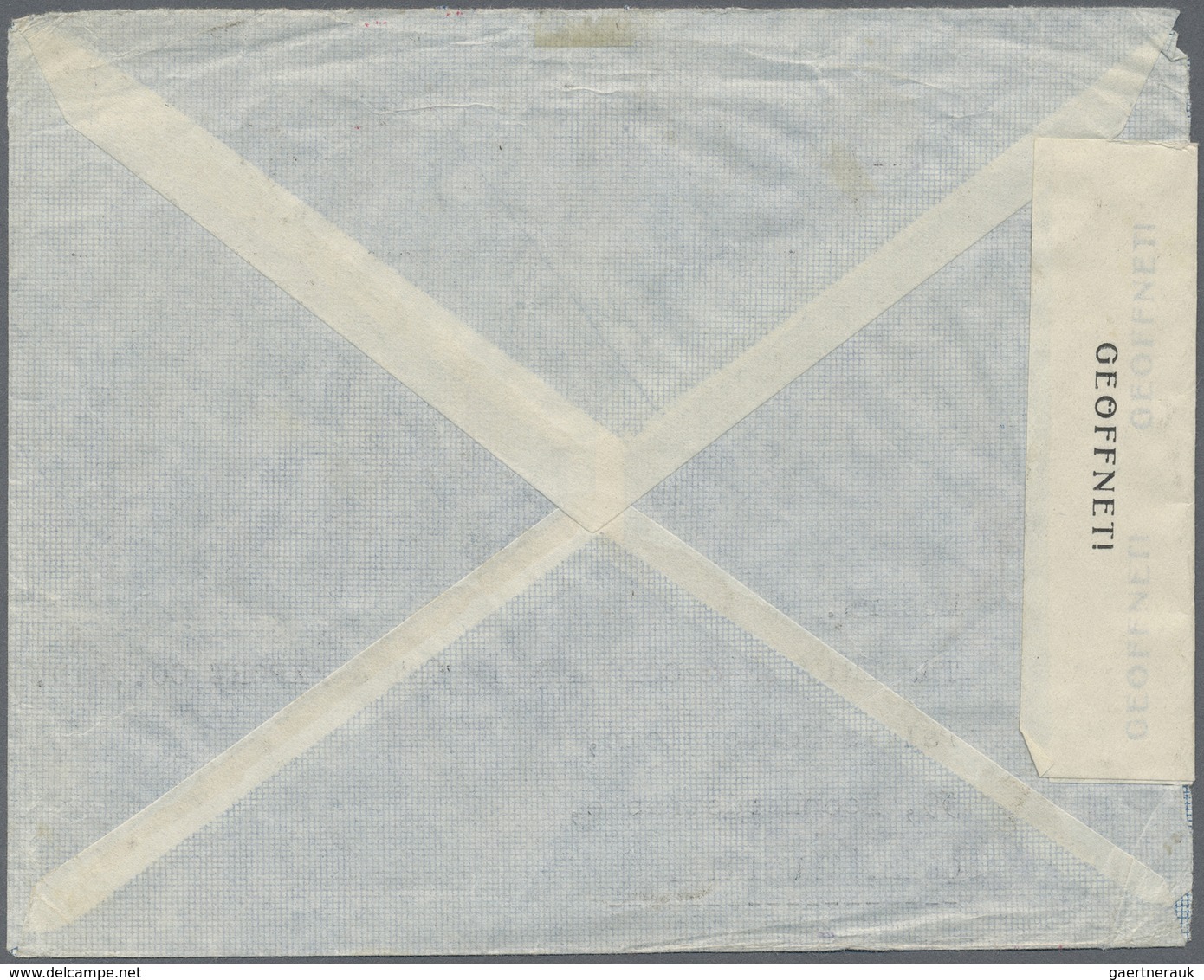 Br Österreich - Portomarken: 1947, Unterfrankierter Brief Aus Alexandria Nach Graz, Mit 92 Gr. Nachgebü - Taxe