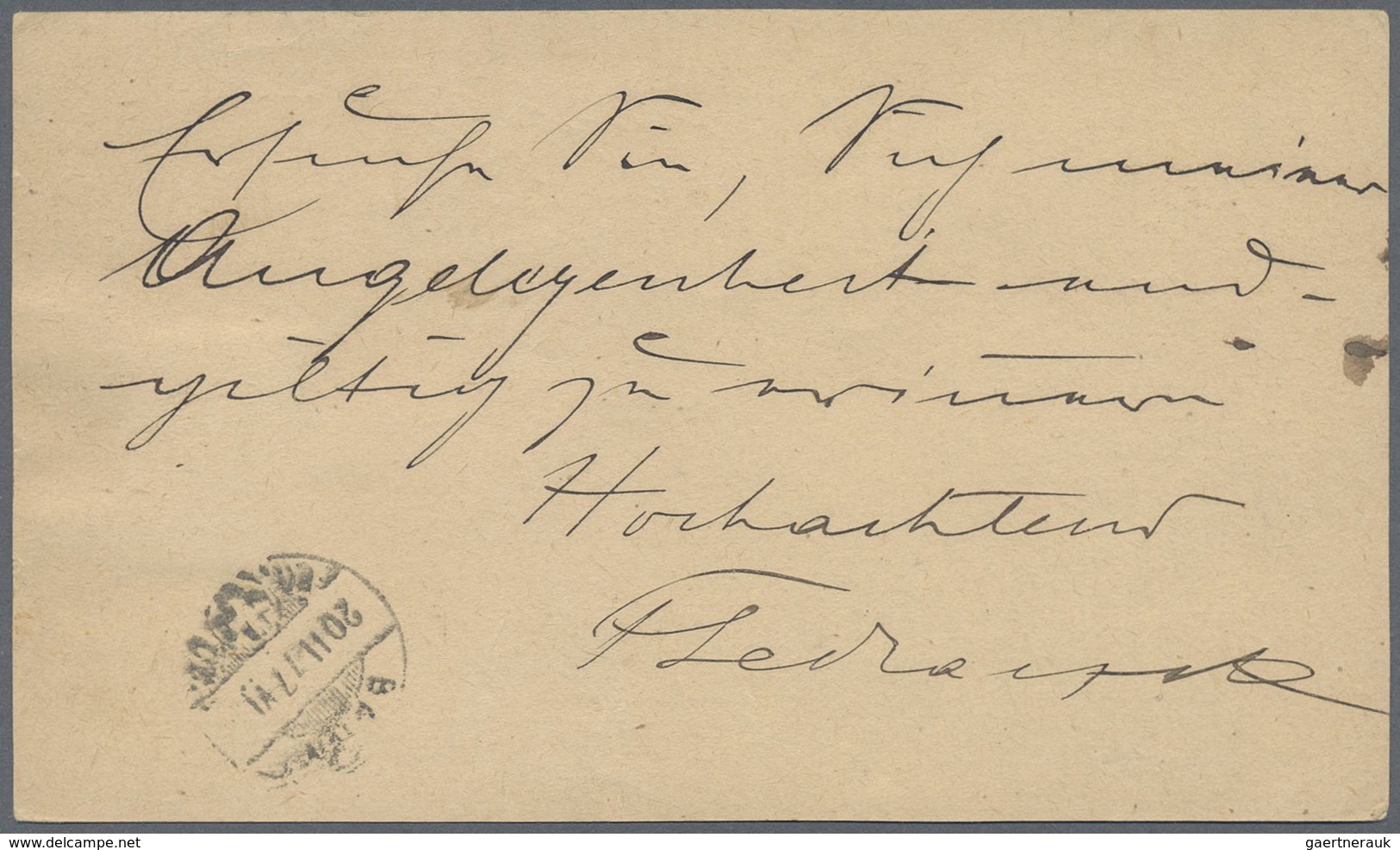 GA Österreich - Ganzsachen: 1877/1883, Fünf Correspondenzkarten 2 Kr. Braun (4 X Deutsch, 1 X Slowen.) - Autres & Non Classés