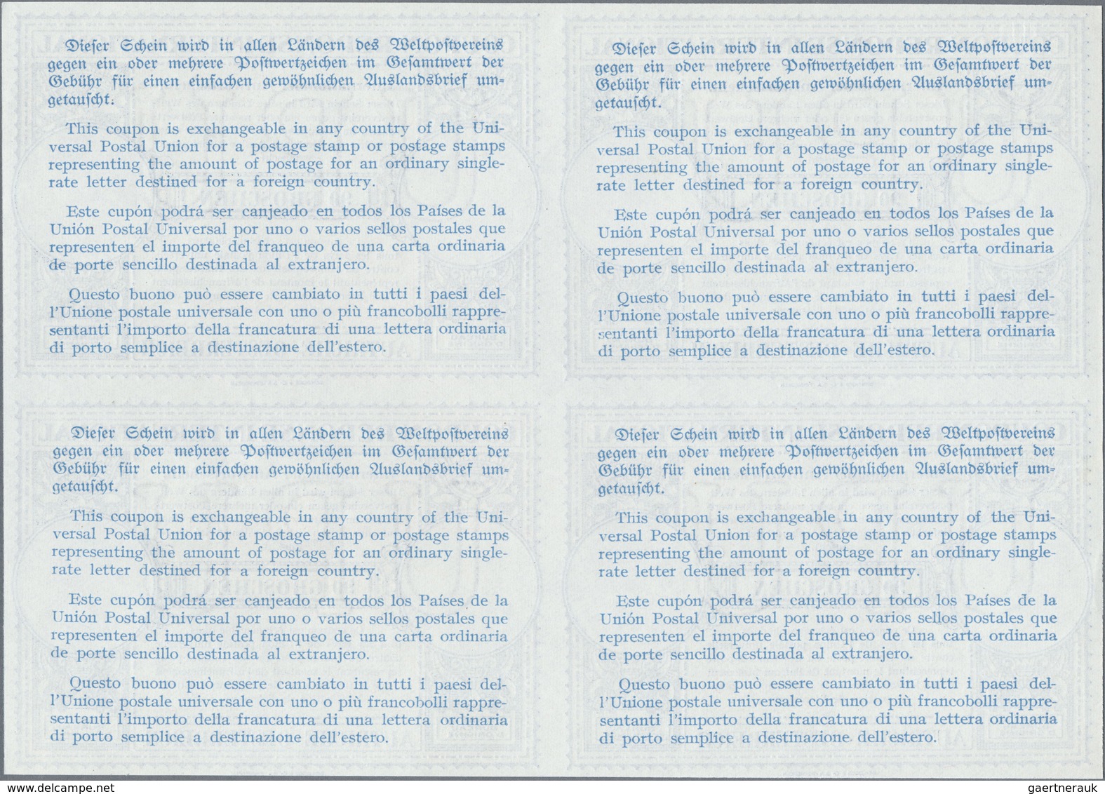 GA Österreich - Ganzsachen: 1947, April. Internationaler Antwortschein "90 Groschen" (London-Muster) In - Andere & Zonder Classificatie