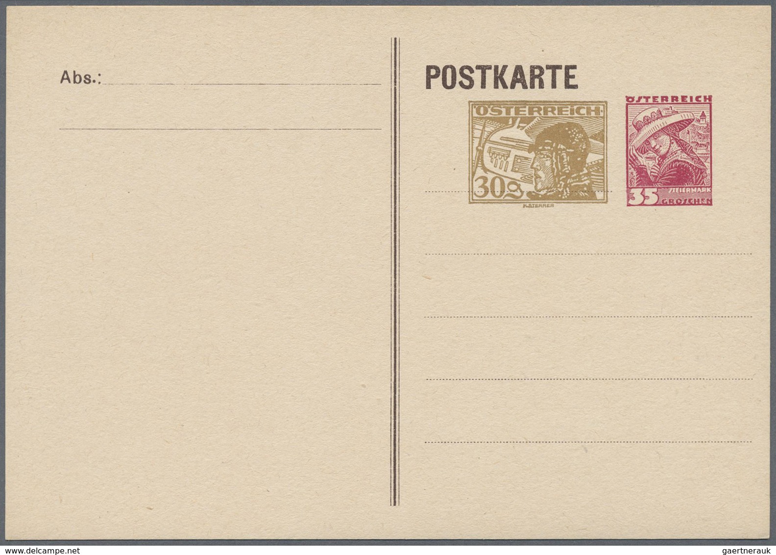 GA Österreich - Privatganzsachen: 1935 (ca.), Drei Postkarten Mit Jeweils Zwei Wertstempeln '50 Gr. Flu - Andere & Zonder Classificatie