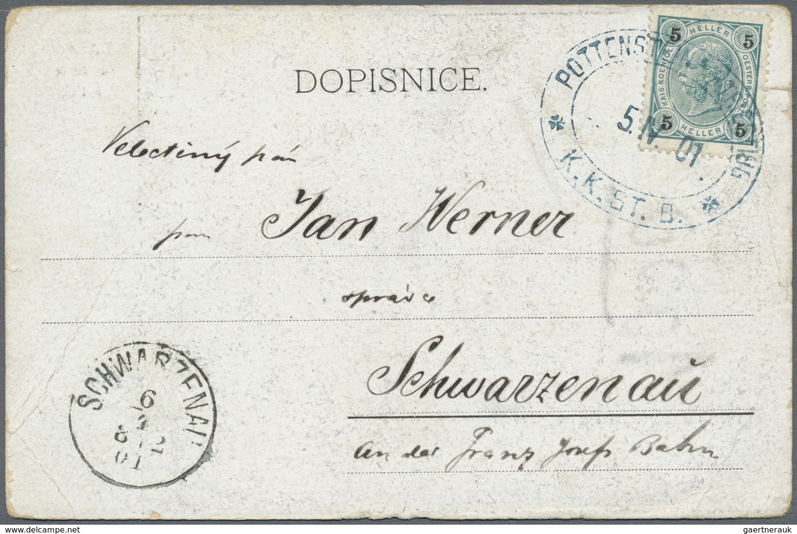 Österreich - Stempel: 1899/1917, Sechs Ansichtskarten Davon Zwei Mit 5 H.-Frankaturen Alle Mit Ungew - Machines à Affranchir (EMA)