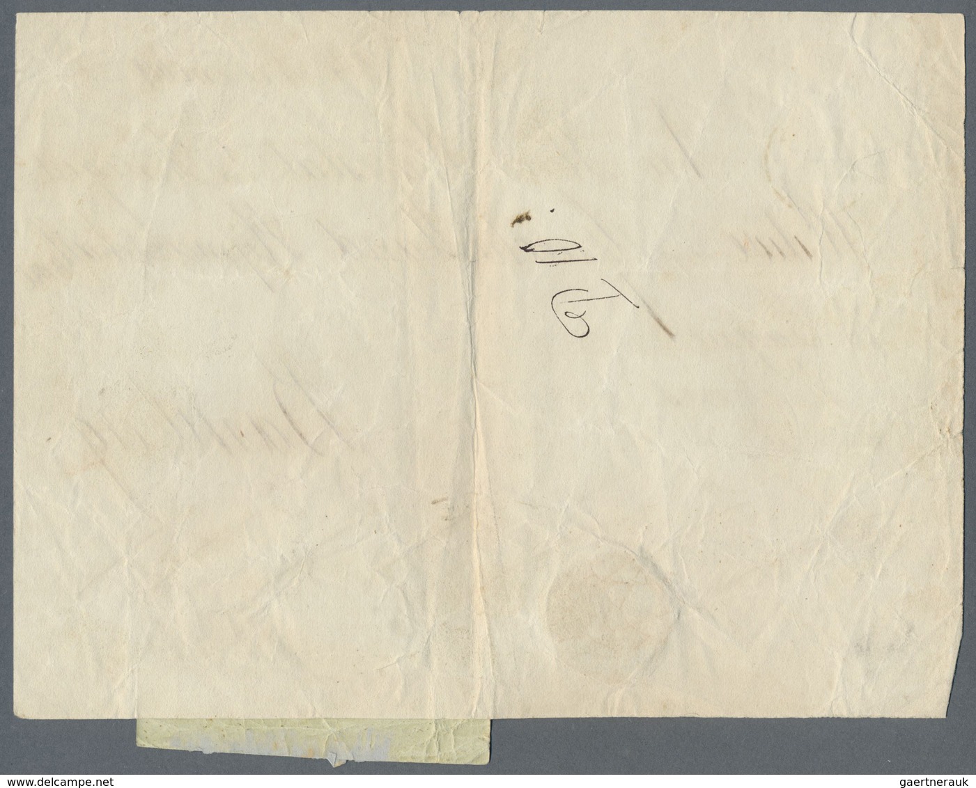 Br Österreich - Besonderheiten: 1868, Paktbegleitbrief Mit Stempelmarke Zu 5 Kr. Poststempel Von GRAZ F - Autres & Non Classés