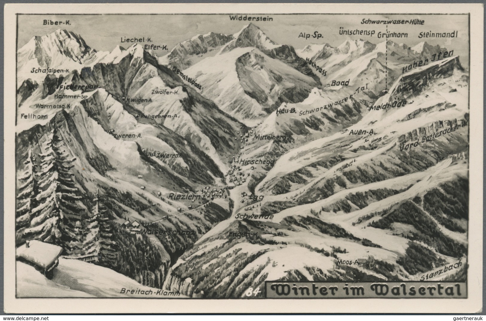 Br Österreich - Besonderheiten: 1950, KLEINWALSERTAL Sondertarif, Bundesrepublik 10+5 Pf Paracelsus Hel - Andere & Zonder Classificatie