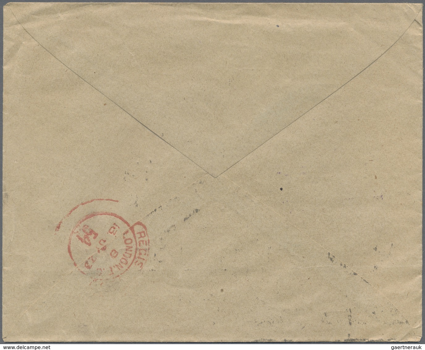 Br/ Polen: 1923, Registered Express Letter With 1000 M Kopernikus In Block Of Four Sent From WARSZAWA To - Brieven En Documenten