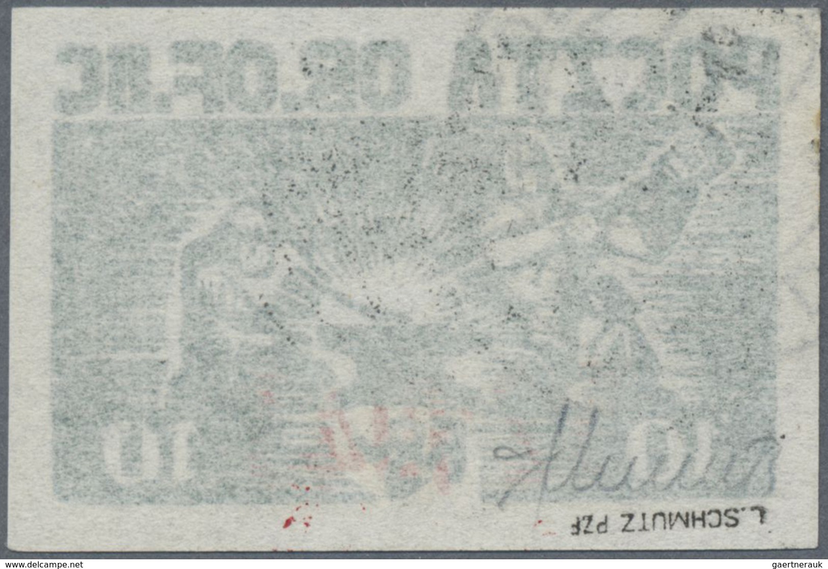 O Polen - Lagerpost: Woldenberg: 1943, OFLAG II C WOLDENBERG, 10 F "Bloody Sunday" With Red Imprint "5 - Autres & Non Classés