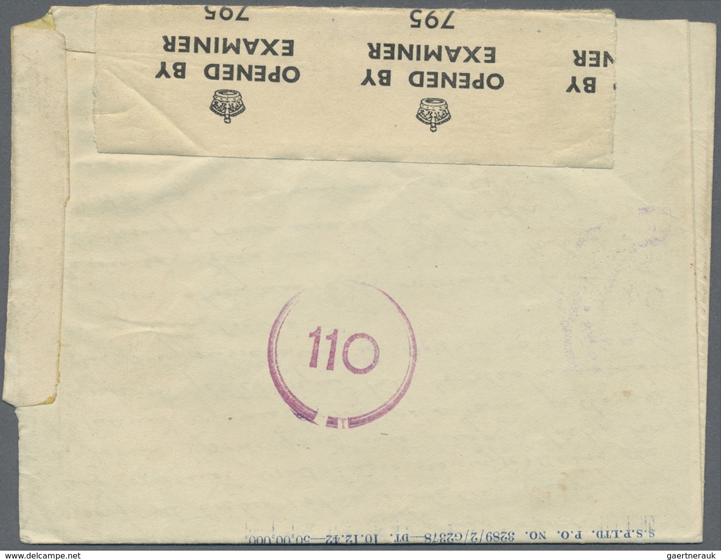 Br Polen - Besonderheiten: 1943/1946, Five Mostly Different Formular Air Letters Each Bearing KGVI 3d. - Autres & Non Classés