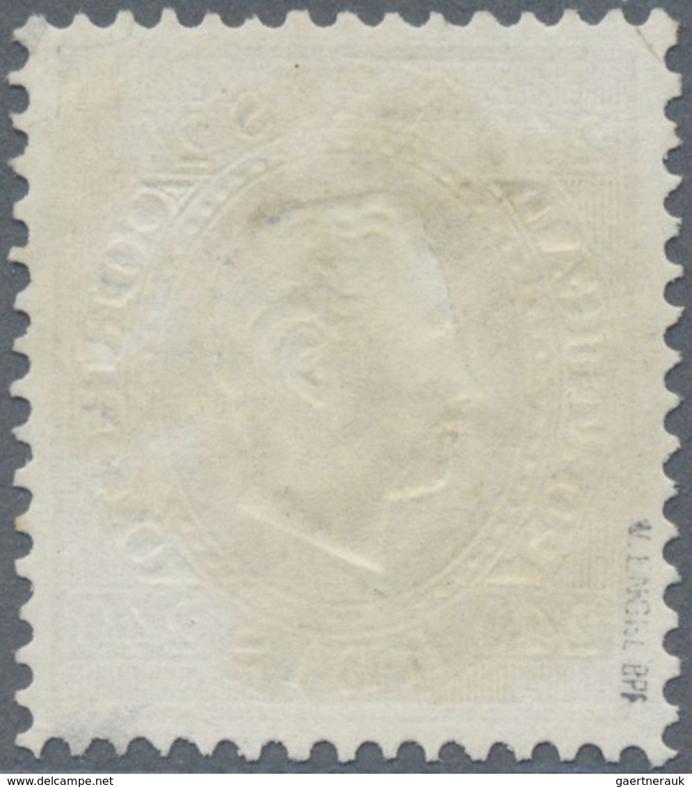 O Portugal: 1873, 240 R. Lilac, Well Perforated And Centered, Cancelled By Clear Strike Of Numeral ”1” - Covers & Documents