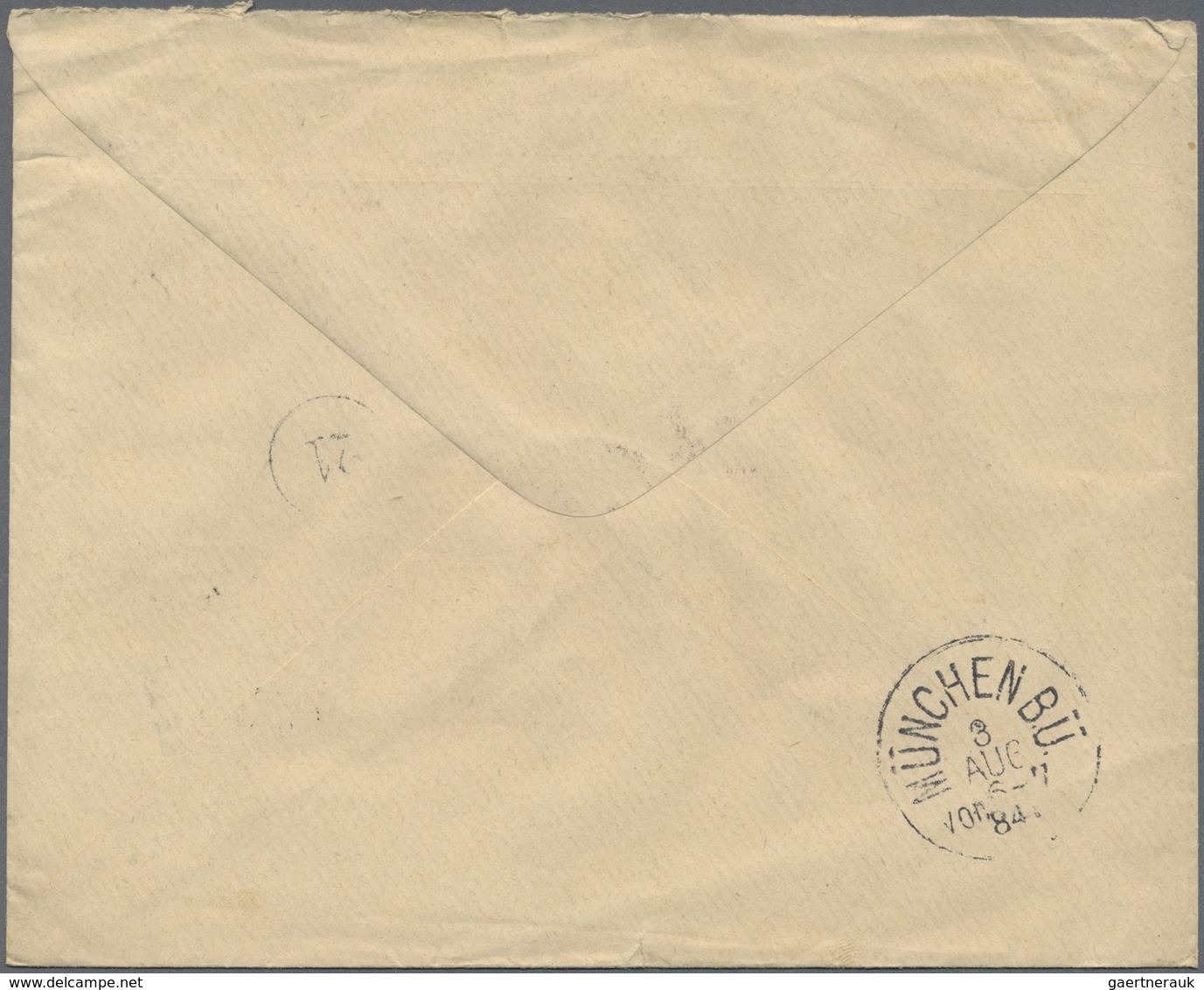 Br Rumänien: 1884, 10 B. Carmine On Yellowish Horizontal Strip Of Five On Registered Cover Tied By "BRA - Lettres & Documents