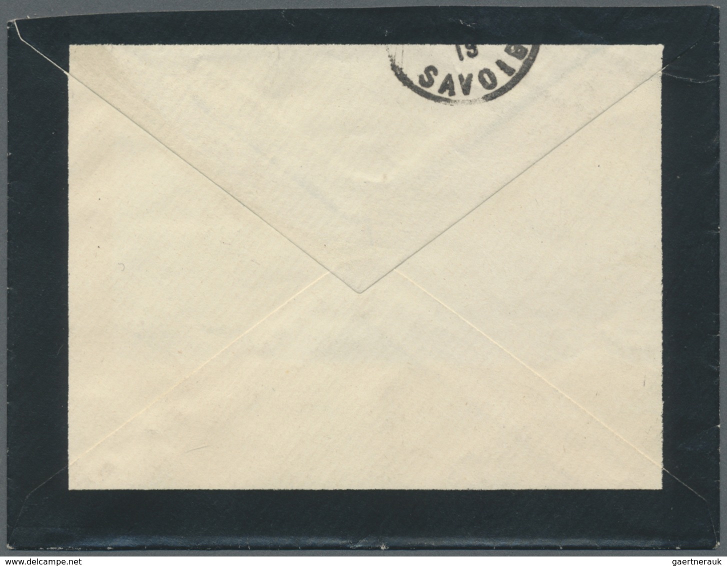 Br Rumänien - Besonderheiten: 1919. Stampless Mourning Envelope Endorsed 'F.M.' Addressed Lo France Can - Autres & Non Classés