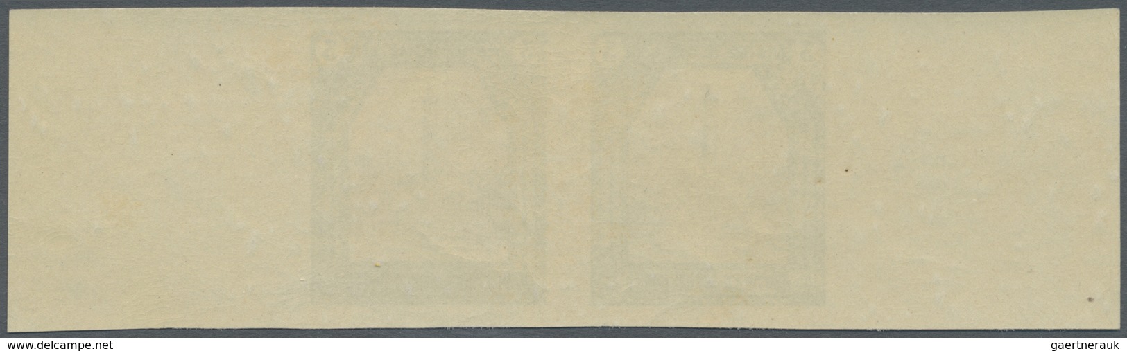 ** Russland - Semstwo (Zemstvo): POLTAVA 1909: 3k. Grey-brown & Blue, Laterally Marginal Pair, Imperfor - Zemstvos